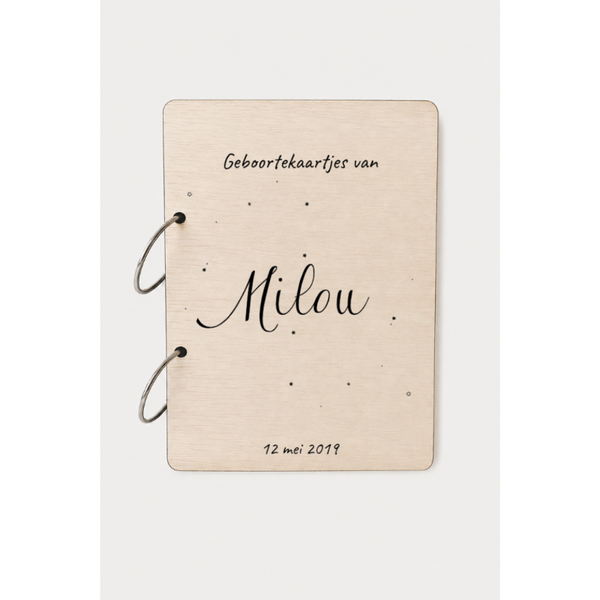 Bewaarbundel geboortekaartjes Sterren
