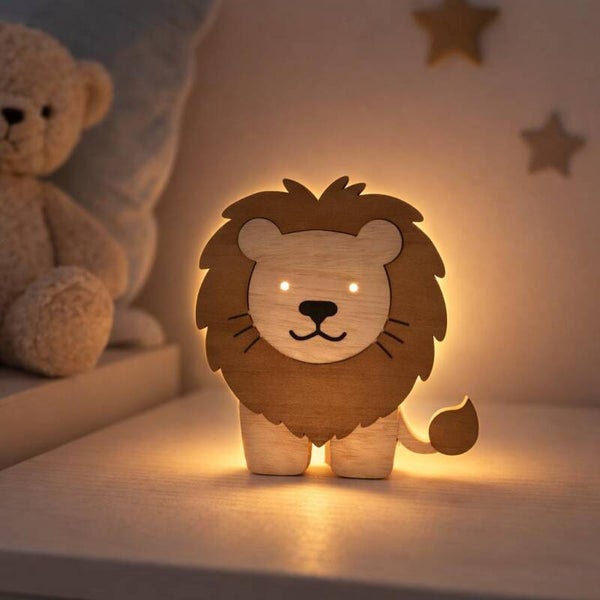 DIY Knutsellamp Leeuw