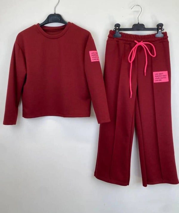 Comfy set rood