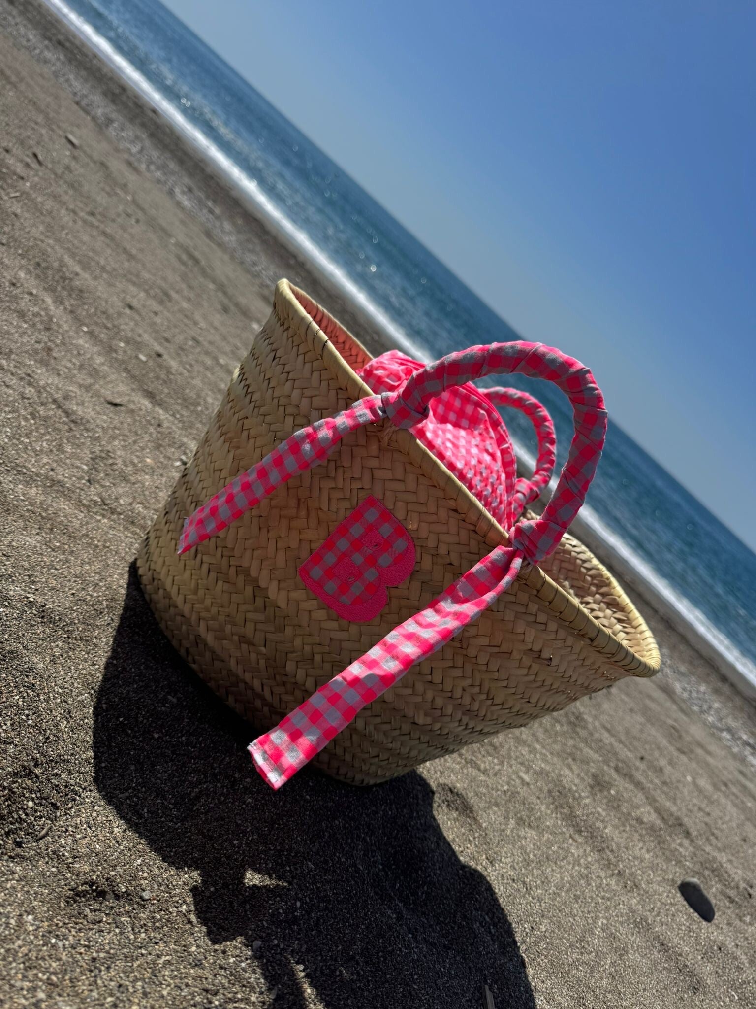 Capazo playa fluor