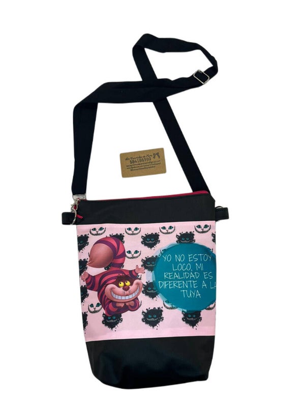 Bolso con cremallera Gato de Alicia