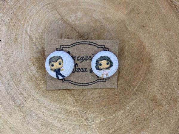 Pendientes botón Dirty Dancing