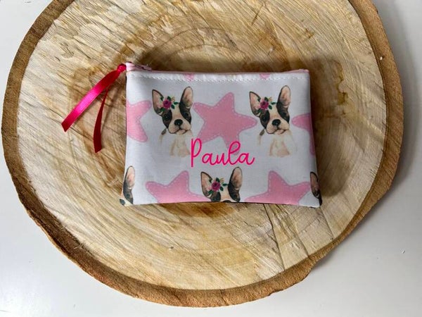 Monedero perro estrellas