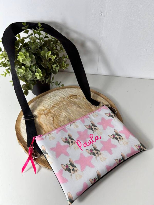 Bolso perro y estrellas
