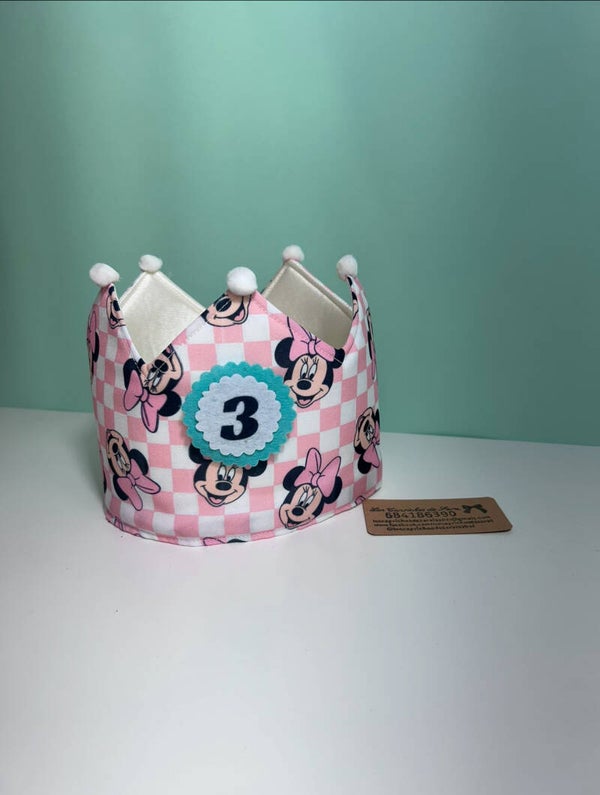 Corona de cumpleaños minnie