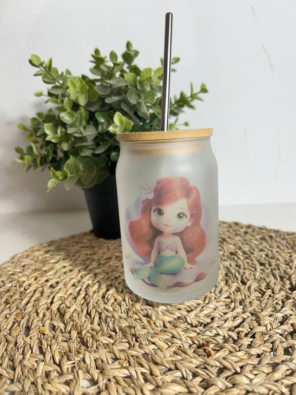 Vaso pajita sirenita