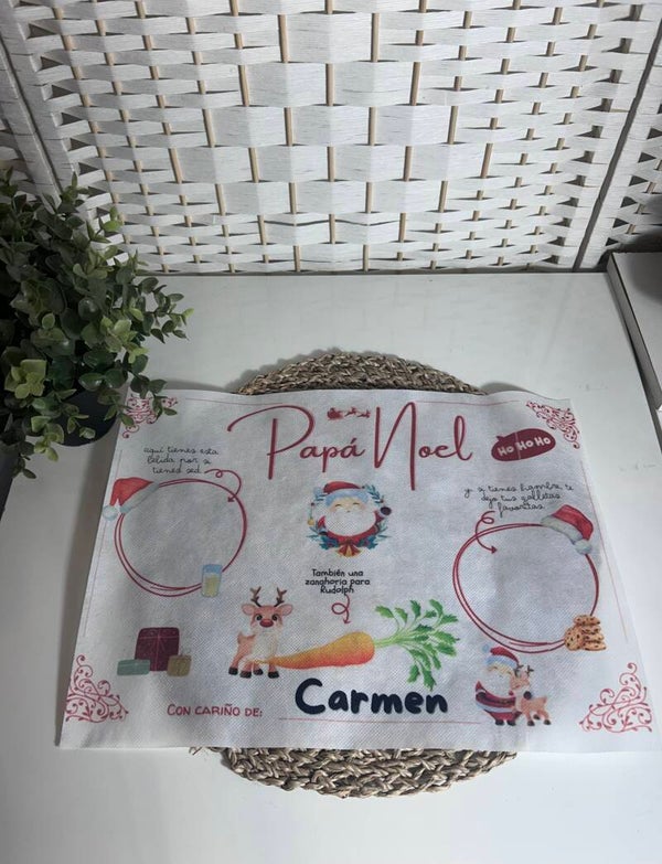 Tapete personalizado papá noel