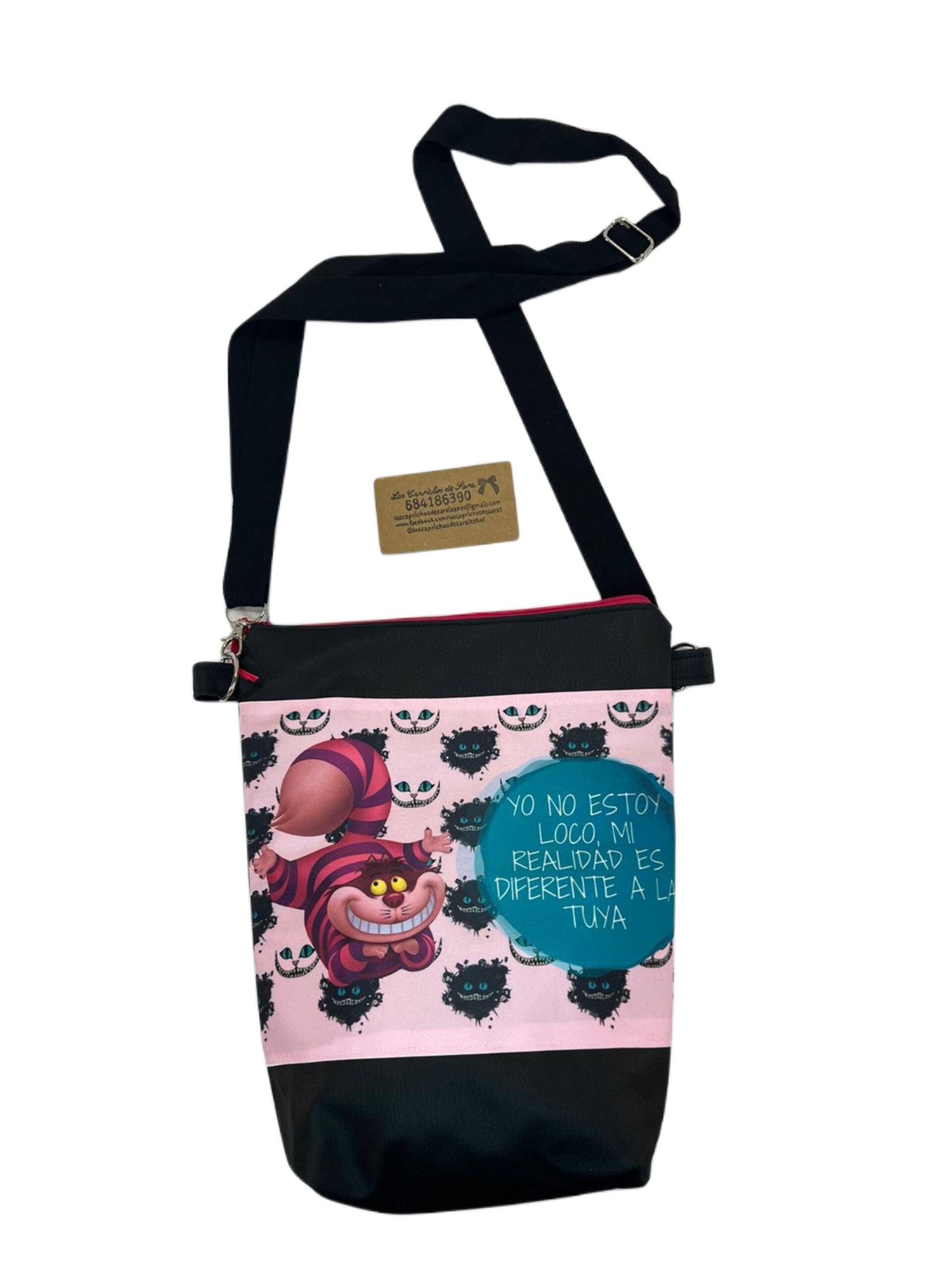 Bolso con cremallera Gato de Alicia