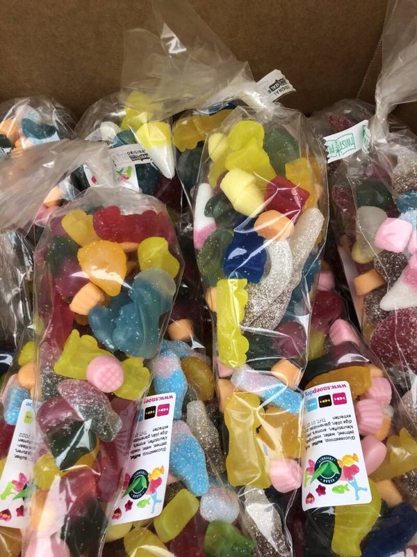 50st Snoepzakjes 200gr (Partijsnoep 2de keus)