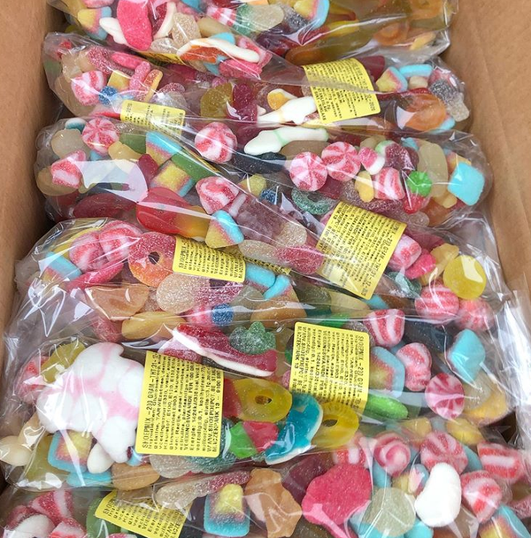 1st - 10st Snoepzakjes 200gr (Partijsnoep 2de keus) voor kleine aantallen