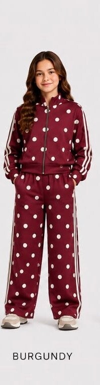 Polkadots bordeaux