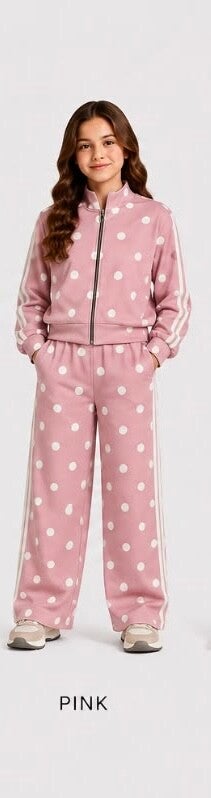 Roze polka dots