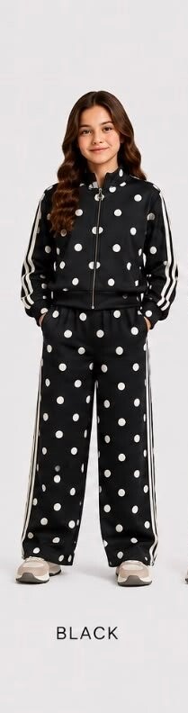 Polka dots zwart