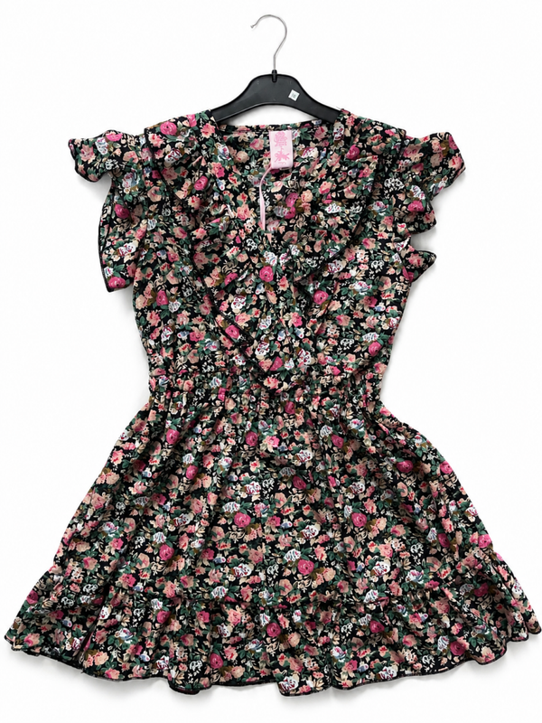 Bloemen blouse jurk