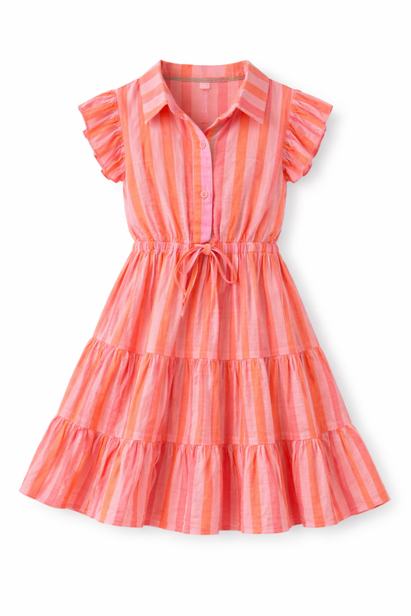 Orange Peach hydro jurk