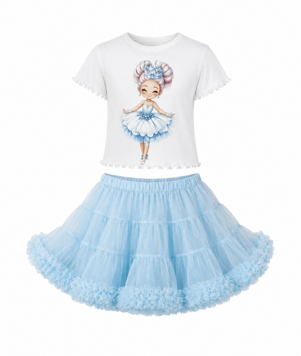 Aqua ballerina set