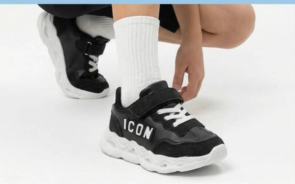 Icon sneakers zwart