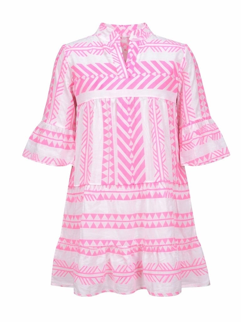 Fuschia Ibiza strand tuniek