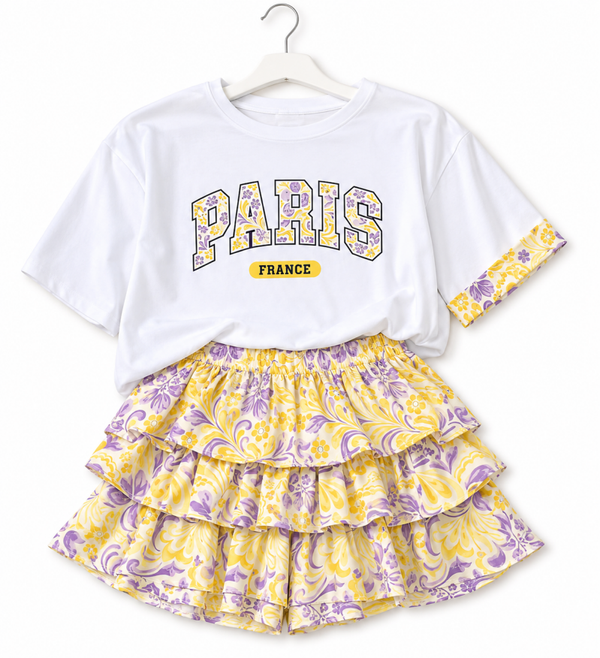 Paris butteryellow/ lila