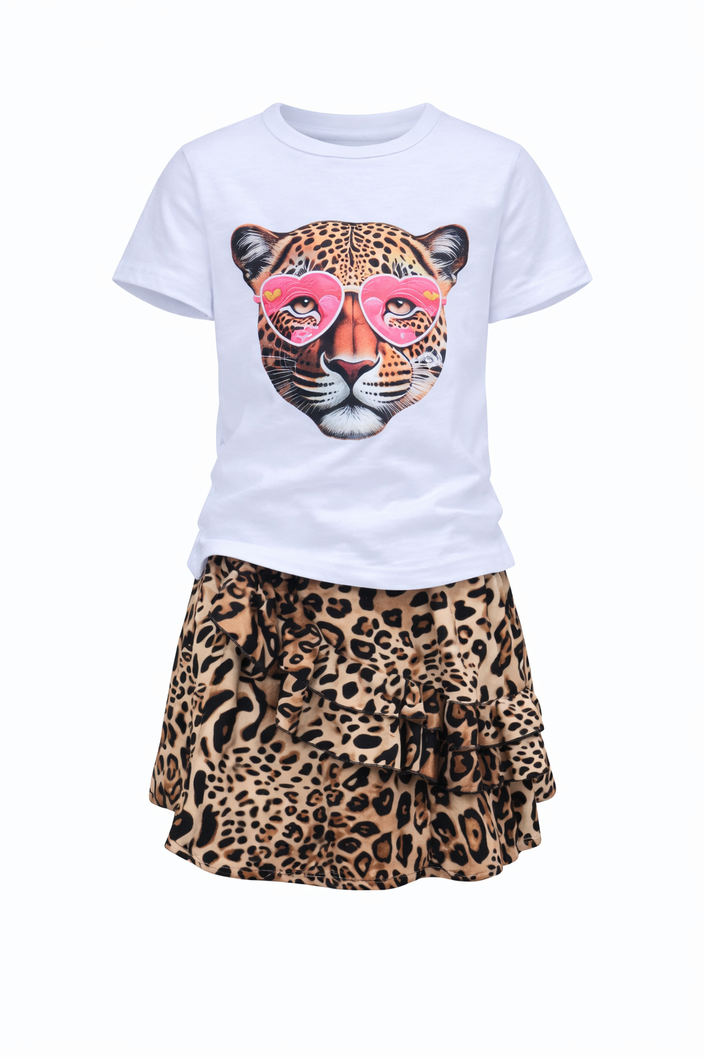 Panther set roze met bril