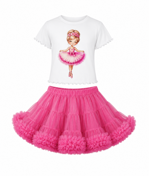 Fuschia ballerina set