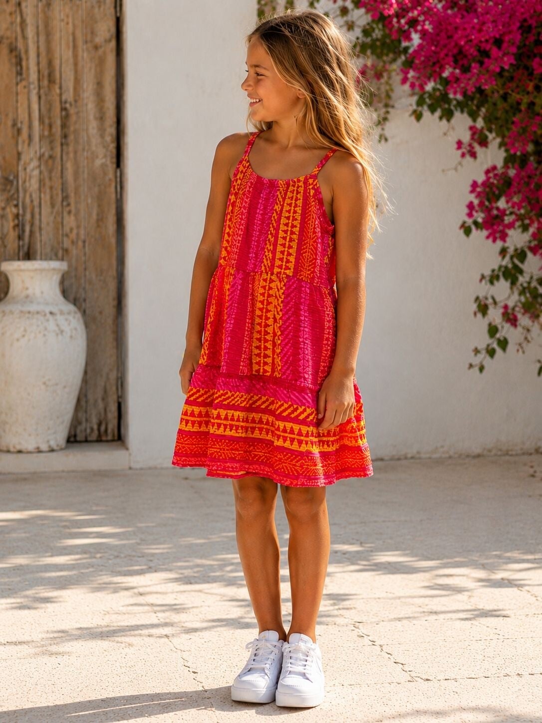 Bordeaux jurkje bohemian