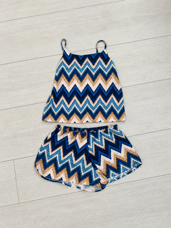 Wafel set blauw
