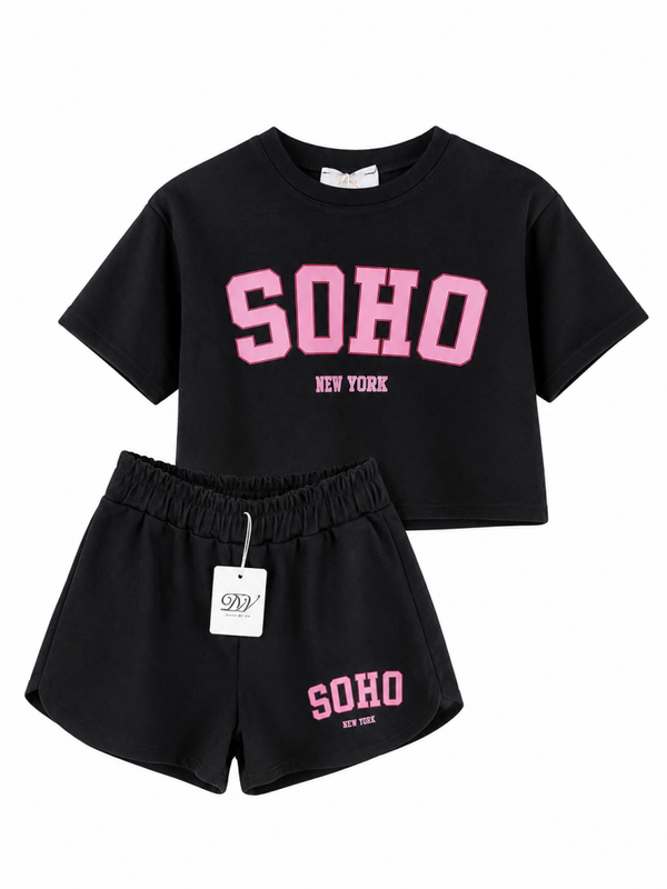 Soho set zwart