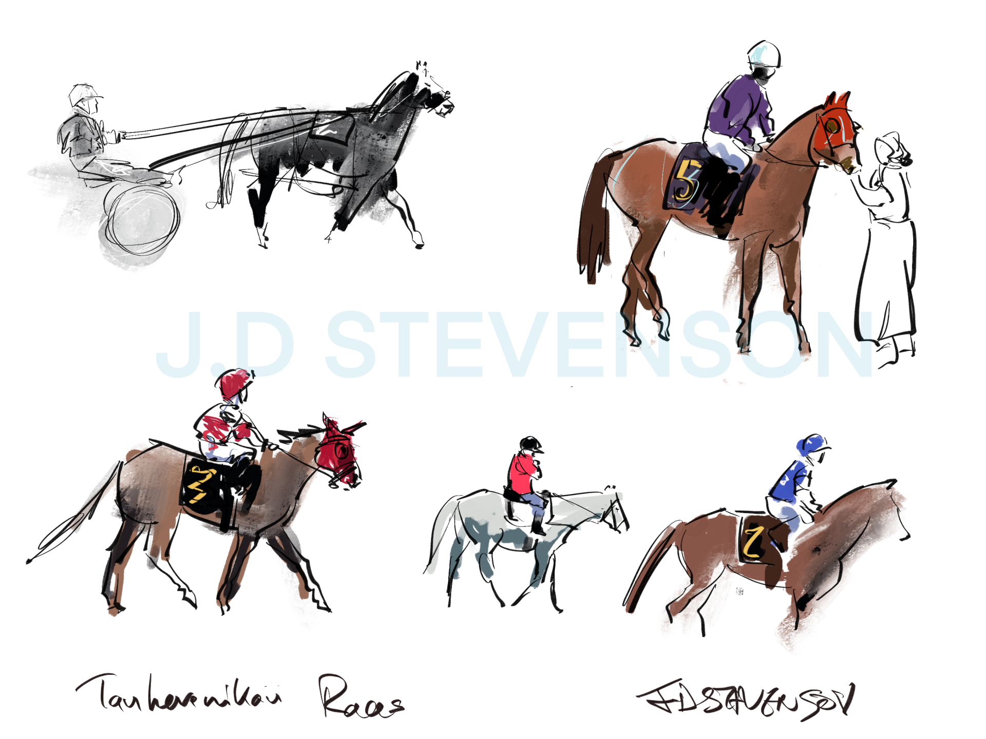 Tauherenikau Raceday - PRINT