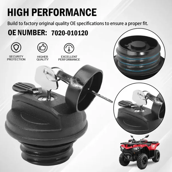 Für CF-Moto CForce CF ATV UTV 450 550 550 550 520 800 820 850 1000 EU4 EU5 Tankdeckelschloss 7020-010120