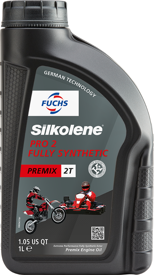 FUCHS SILKOLENE PRO 2 Motoröl 1 Liter 2-Takt Öl Premix vollsynthetisch Ester 2T