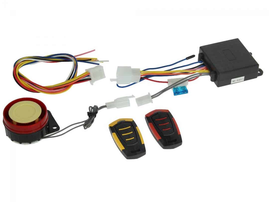 Alarmanlage von Sceed 24 mit 2 Funk-Fernbedienungen