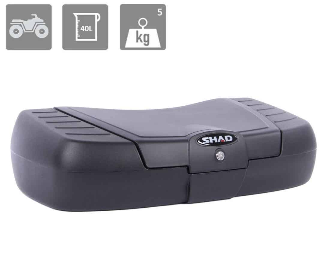 Shad Top Case SHATV40, 40 l, Kunststoff, schwarz, 370x740x190 mm