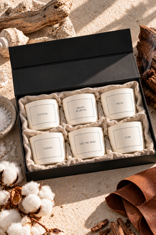 Coffret bougies naturelles