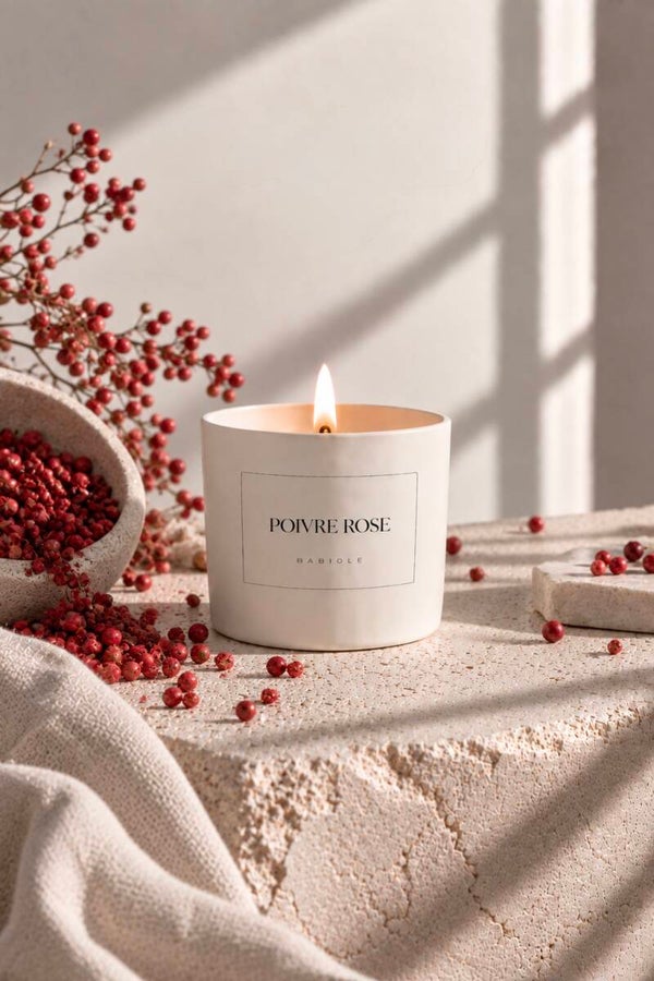 Bougie POIVRE ROSE