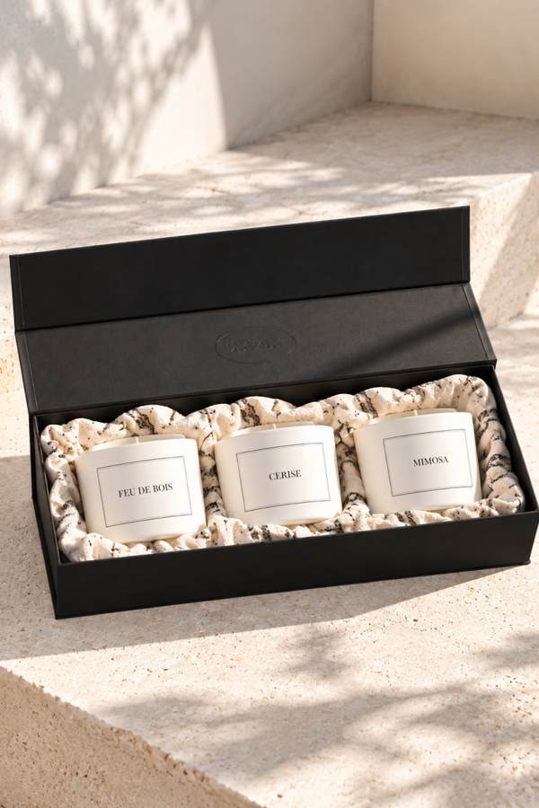 Coffret 3 bougies