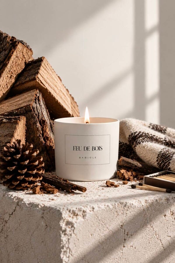 Bougie FEU DE BOIS