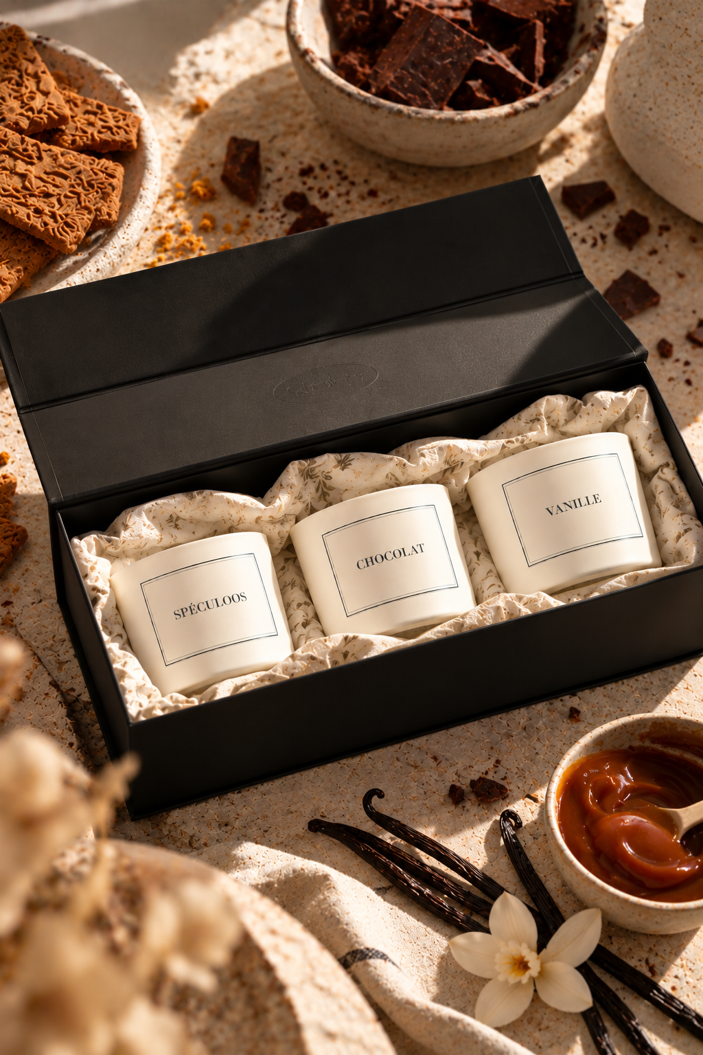 Coffret bougies gourmandes
