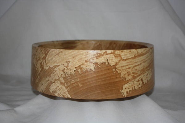 Large Scandinavian Style Spalted Beech Wood Bowl