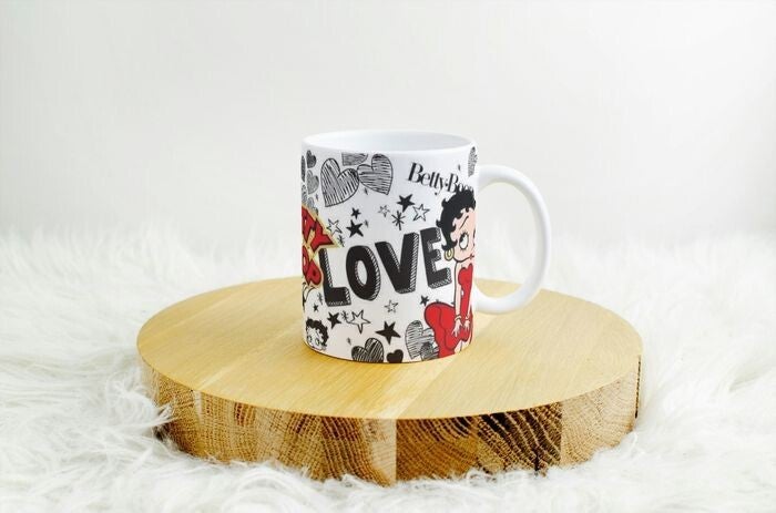 Mug betty boop, tasse betty boop, tasse personnalisée prénom, mug personnalisé prénom
