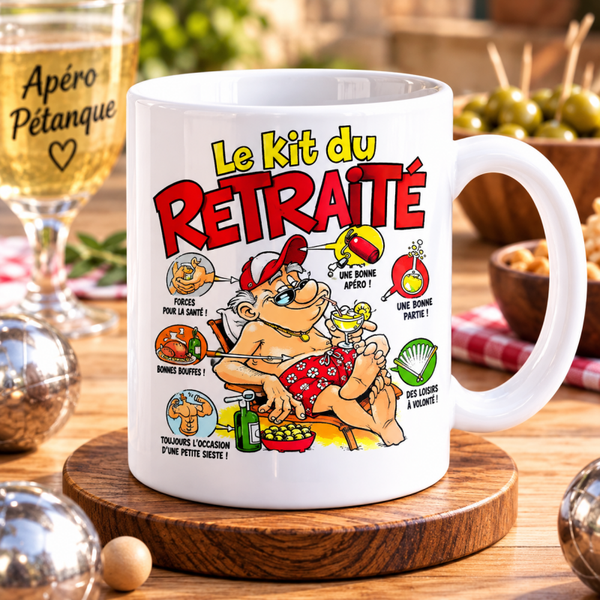Mug retraite personnalisé, tasse retraite personnalisée, mug personnalisé retraite, tasse personnalisée retraite, personalized mug, personalisierte becher