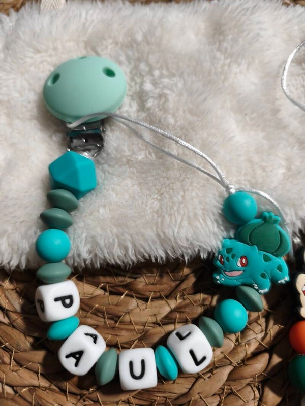 Attache tétine carapuce, attache sucette carapuce personnalisée, pacifier clip, Schnullerclip, attache tétine personnalisée prénom, attache stylos personnalisé infirmière infirmier,