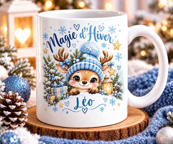 Mug Noël, tasse noël, mug personnalisé prénom, tasse personnalisé prénom noël, personalized mug, personalisierte becher