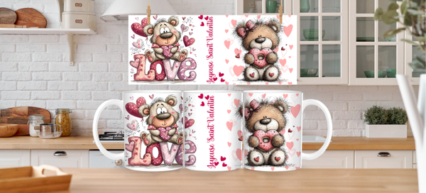 Fichier PNG ourson saint valentin