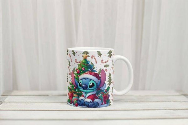Mug stitch noël, tasse stitch noël, tasse personnalisée prénom stitch, mug personnalisé prénom stitch, personalized mug, personalisierte becher