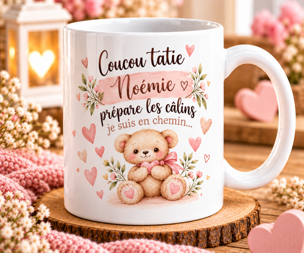 Mug tata personnalisé, tasse tata personnalisée, mug personnalisé tata, tasse personnalisée tata, personalized mug, personalisierte becher