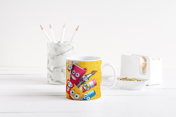 Mug fin d'année scolaire maitresse, mug AVS, mug ATSEM, mug AESH, mug directrice, mug enseignante, mug animatrice, mug institutrice,
