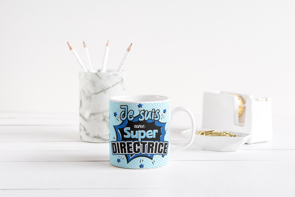 Mug fin d'année scolaire maitresse, mug AVS, mug ATSEM, mug AESH, mug directrice, mug enseignante, mug animatrice, mug institutrice,