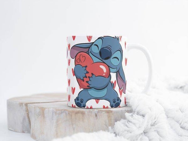 Mug stitch love, tasse stitch love, tasse personnalisée prénom stitch, mug personnalisé prénom stitch, personalized mug, personalisierte becher