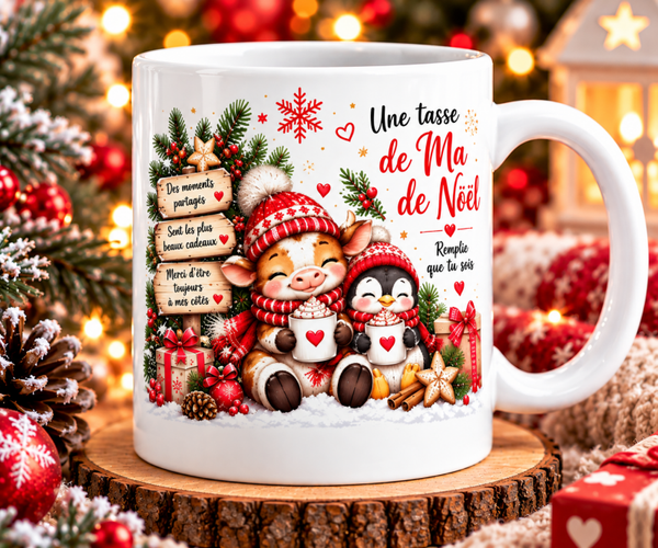 Mug Noël, tasse noël, mug personnalisé prénom, tasse personnalisé prénom noël, personalized mug, personalisierte becher